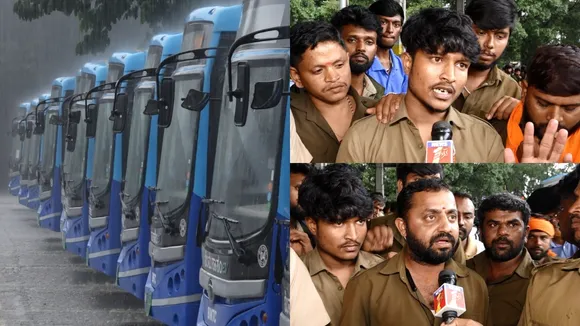 BMTC BUS PROTEST