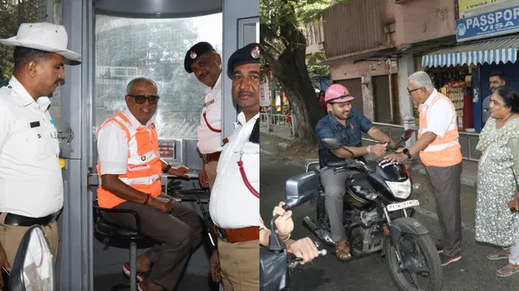 bjp mla suresh kumar traffic cop for a day bengaluru