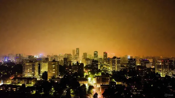 bengaluru light pollution