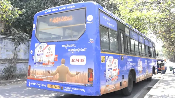 ads on bmtc buses in bengaluru