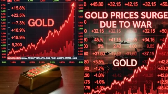 gold price surge due to war