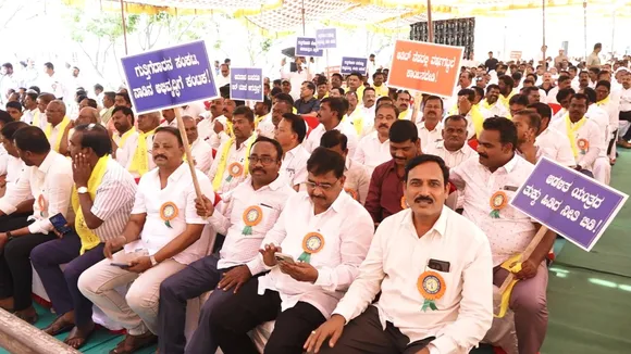 BENGALURU CONTRACTORS PROTEST