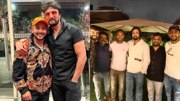 Legal battles aside; party while you party, Sudeep finds time to relax amidst controversial court case