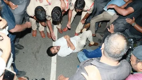 Pawan Kalyan taken into preventive custody