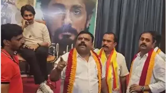 Bengaluru: Pro-Kannada organisation disrupts Siddharth's press meet on Chikku 