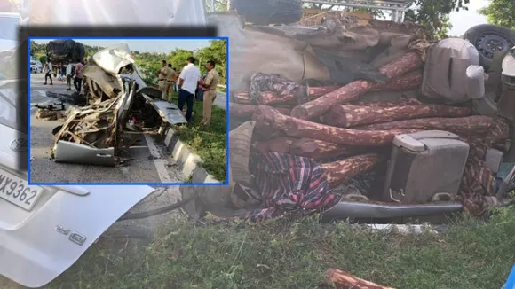 Chikkaballapur: Accident in NH-44 unravels Red Sandalwood smuggling