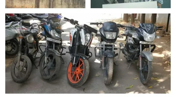 Andhra man held for stealing 40 bikes in Bengaluru; vehicles worth ₹30 lakh recovered
