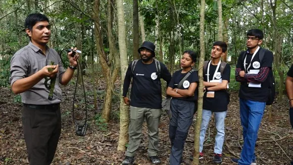 Bengaluru: JAIN students visit Bannerghatta National Park to understand use of camera traps