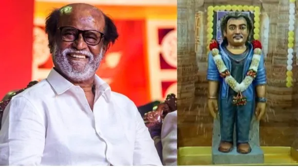 Madurai: Rajini’s fan constructs a grand temple for the superstar; installs statue weighing 250 kgs