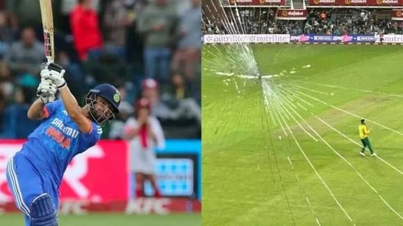 Rinku’s six damages glass in stadium; might be an expensive affair