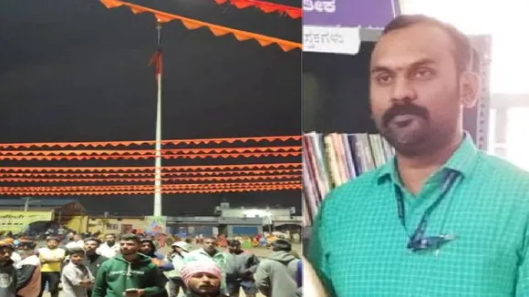 Karnataka: PDO suspended amidst rising tensions over replacement of Hanuman flag with Indian flag