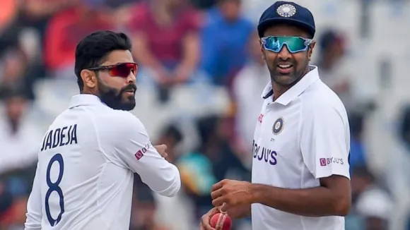 Ashwin and Jadeja set record as most successful test bowling pair in India