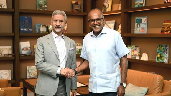 Jaishankar interacts with Indian community in Singapore