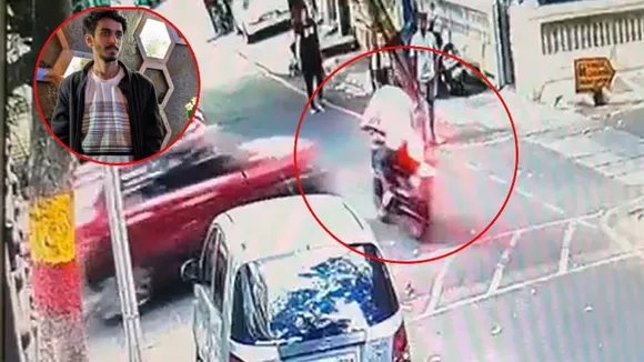 Bengaluru: Collision between SUV car and bike results in death of youngster