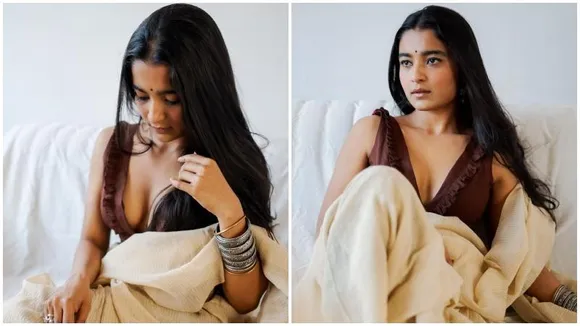 Chaitra Achar oozes oomph in saree; but disables comments on her social account 