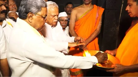 Lok Sabha Elections 2024: Siddaramaiah visits temple in hometown before casting vote