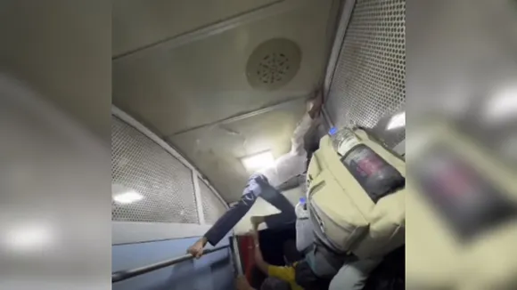 This video of passenger doing a ‘Spider-man’ to reach the washroom will leave you in splits!