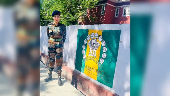 Congress spokes Bhavya Narasimhamurthy now a part of Indian Army as a Commissioned Army Officer at Territorial Army