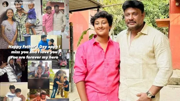 ‘You are forever my hero,’: Vinish misses Darshan on Father’s Day