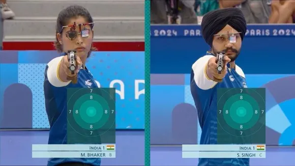 Modi congratulates Manu Bhaker and Sarabjot Singh for winning India's 2nd medal in Olympics