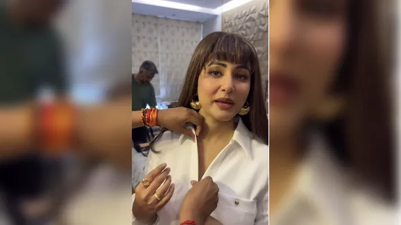 ‘Am undergoing treatment, but not in hospital’: Hina Khan’s robust cancer treatment message impresses netizens