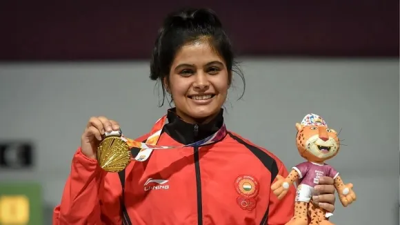10m air pistol shooter Manu Bhakar wins first medal for India at 2024 Paris Olympics