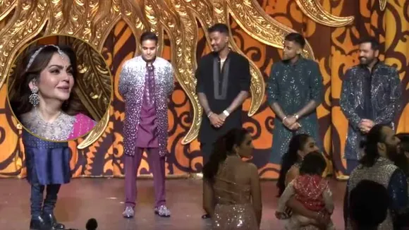 Ambani family hosts Team India players at son's pre-wedding celebration