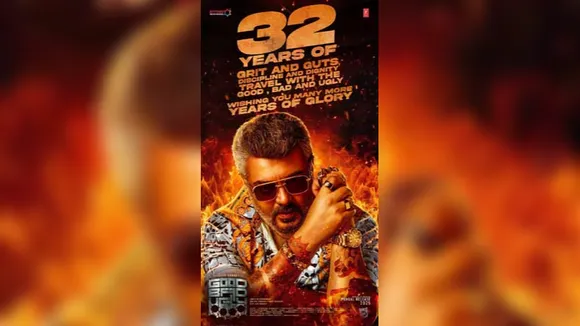 Kollywood celebrates Ajith's 32-year milestone with special poster for 'Good Bad Ugly'