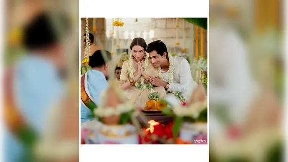 Aditi Rao Hydari and Siddharth tie the knot in intimate South Indian wedding