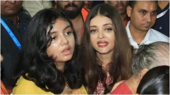 Aaradhya Bachchan steals the spotlight in traditional attire at GSB Ganesh pandal