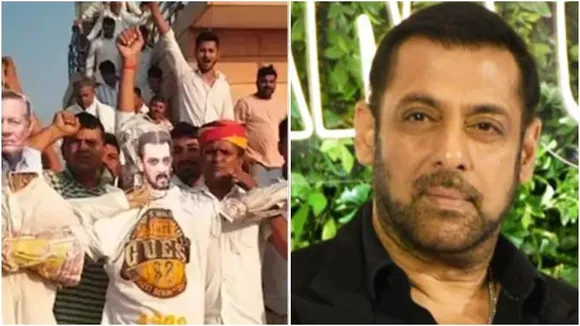 Bishnoi community protests against Salman Khan, burns effigies in Jodhpur