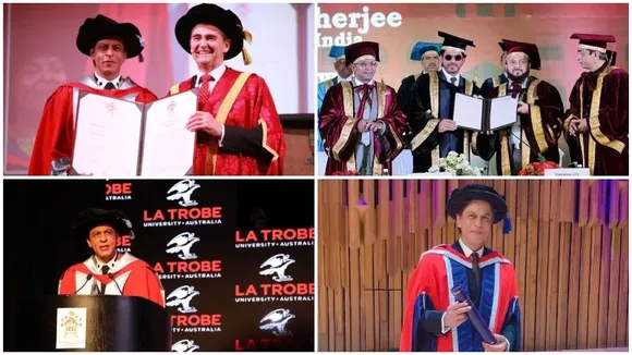 Did you know? Shah Rukh Khan holds 5 prestigious doctorates for his contributions to arts