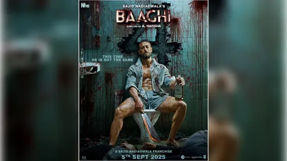 Tiger Shroff stuns in gritty first look of ‘Baaghi 4’