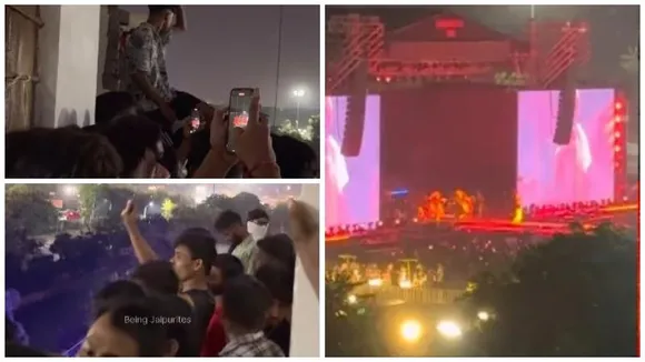 Diljit Dosanjh fans catch concert from PG balcony in Jaipur, quip about saving ₹25,000
