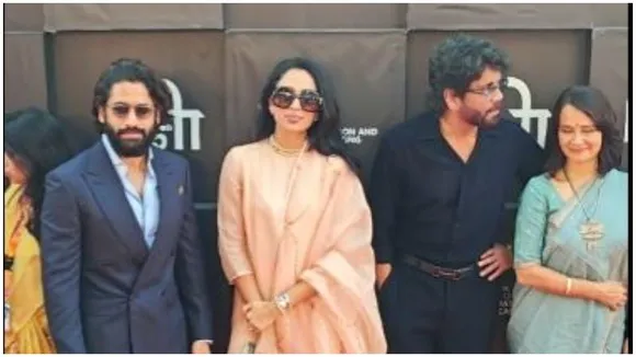 Naga Chaitanya and Sobhita Dhulipala grace IFFI 2024 ahead of wedding, joined by Nagarjuna and Amala
