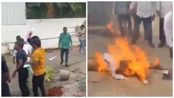 Protesters vandalize Allu Arjun’s Hyderabad home over stampede victim compensation