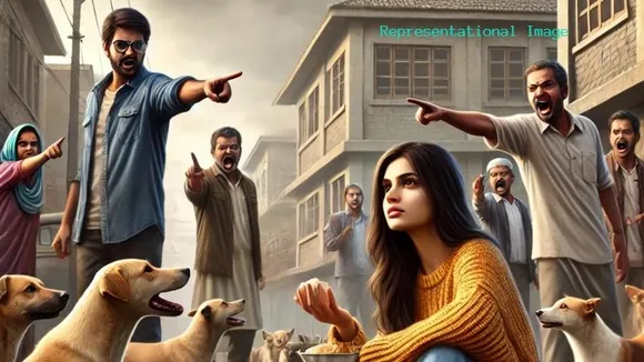 Model attacked for feeding street dogs in Bengaluru