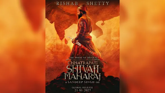 Rishab Shetty takes on iconic role in 'The Pride of Bharat: Chhatrapati Shivaji Maharaj'