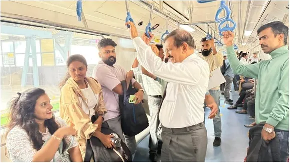 Bengaluru MP beats traffic woes, takes metro to reach meeting on time