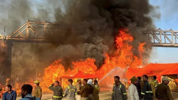 Inferno at Maha Kumbh Mela under control despite 300 tents being destroyed