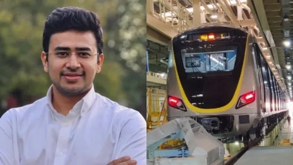 'Bengaluru's Metro Mitra': Manohar Lal Khattar eulogises Tejasvi Surya for championing Yellow Line
