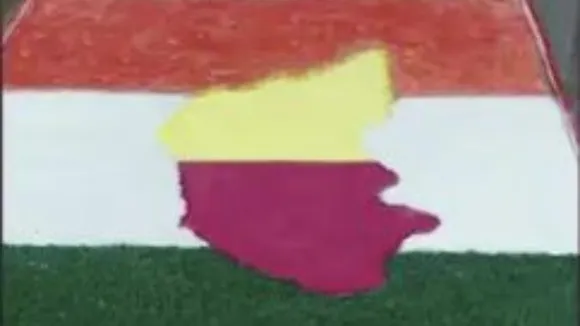 Controversial rangoli in Bengaluru sparks social media debate