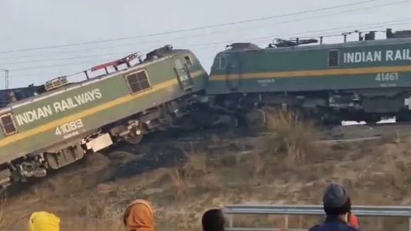 Two goods trains collide head-on in Uttar Pradesh, no injuries reported