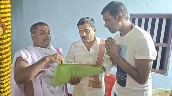 Karnataka: Actor Vishal attends 'Nema', vows to offer Tulabhara service
