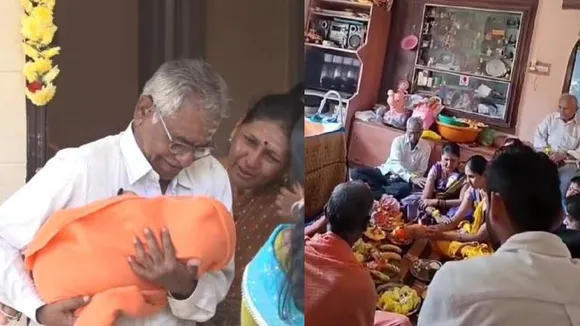 Renukaswamy’s son named ‘Shashidhara Swamy’ in an emotional cradle ceremony