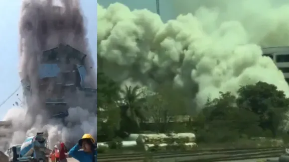 Earthquake hits Bangkok: Rescue ops on, people scurry for cover