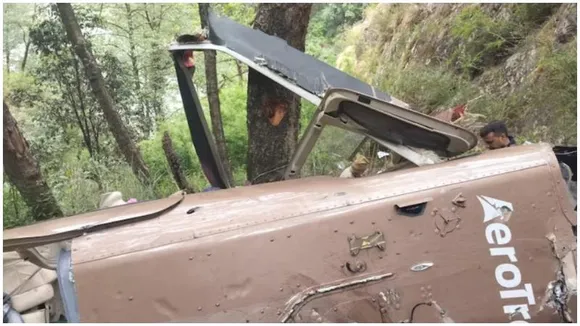 Six dead in helicopter crash near Gangotri in Uttarakhand’s Uttarkashi district