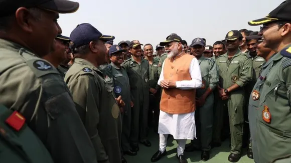 PM Modi hails armed forces at Adhampur airbase, calls Operation Sindoor a historic milestone
