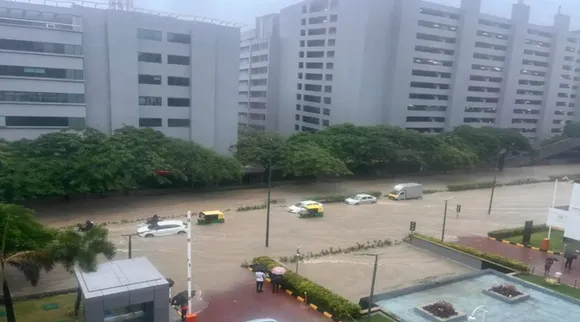 Bengaluru faces severe disruptions amidst intense rainfall on a Tuesday evening