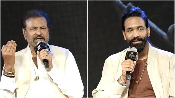 Mohan Babu, Vishnu Manchu pay tribute to Karnataka, Dr Rajkumar at Kannappa Trailer Launch